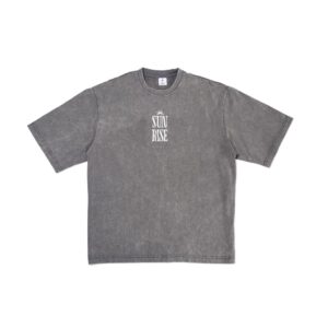 Low Tide Charcoal Oversized Tee – Adults